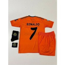 R.madridd #cr7 C./ronaldo 2013/14 Sezonu Nostalji Çocuk Forması (Armalı Set)