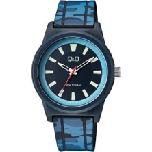 Q&q V35A-002VY Kamuflaj Çocuk Kol Saati