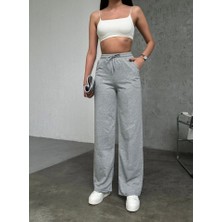 Tex Nova Basic Üç Iplik Eşofman Pantolon - Gri