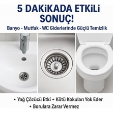 Blue Works Lavabo Açıcı 3’lü Set – 6 kg Etkili Formül ile Zorlu Tıkanıklıklara Güçlü Müdahale