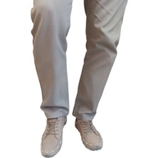 Oktay Kundura Kum-Bej Hakiki Deri Casual Sneaker Ortopedik Spor Ayakkabı Günlük Yumuşuk Taban Rahat Kalıp Ahtapot Model Hakiki Deri Nubuk
