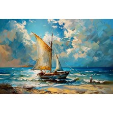 Aden Dekoratif Manzara Kanvas Tablo