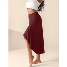 Tex Nova Kadın Cep Detay Taytlı Sandy Etek