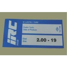 2.00-19 Iç Lastik Dik Sibop