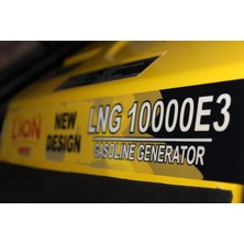 Lıon Power Lng 10000E3 Benzinli Jeneratör  10 Kva Marşlı Trifaze %100 Bakır Sargılı