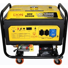 Lıon Power Lng 12000E Benzinli Jeneratör  12 Kva Marşlı Monofaze %100 Bakır Sargılı