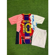 Lionel Messi Tüm Kulüpler Özel Konsept Çocuk Forması