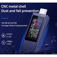 KWS-2302C Tip-C Multimetre, Dijital Gerilim & Akım Test Cihazı, 4-30V 0-12A, Endüstriyel Sınıf, Metal Konstrüksiyon, Şok Önlü, USB Güçlü, 1% Hassasiyet