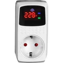 Vea VE-22393 15A 3520W Göstergeli Akım Korumalı Priz Aşırı Yüksek Gerilim