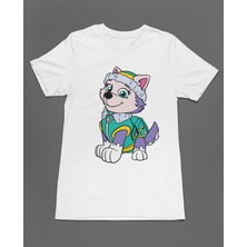 Bumeta Everest ile Dağ Görevi Paw Patrol Unisex Tişört T-Shirt