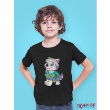 Bumeta Everest ile Dağ Görevi Paw Patrol Çocuk Tişört T-Shirt