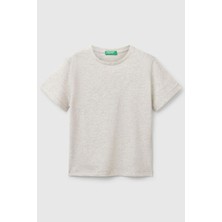 United Colors Of Benetton Erkek Çocuk T Shirt Gri 3I1XG10IJ
