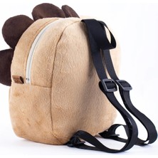 Kidhug Çocuk Sırt Çantası Aslanlı 27 cm Erkek-Kız Çocuk Sırt Çantası [leo] Nakışlı Kumaş Çocuk Çantası