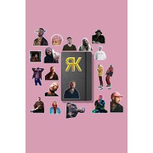 Khontkar Fanart Sticker Paketi/bullet Journal Defter Çıkartma Ajanda Laptop Etiket