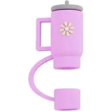Stanley Pipet Tıpası Quencher Pipet Tıpası Çiçek Detaylı Pipet Tıpası
