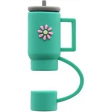 Stanley Pipet Tıpası Quencher Pipet Tıpası Çiçek Detaylı Pipet Tıpası