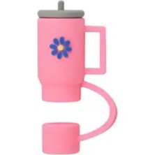 Stanley Pipet Tıpası Quencher Pipet Tıpası Çiçek Detaylı Pipet Tıpası