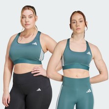 adidas Powerreact Train Medium Support 3 Stripes Kadın Büstiyer JY2117