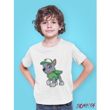 Bumeta Rocky ile Geri Dönüşüm Görevi Paw Patrol Çocuk Tişört T-Shirt