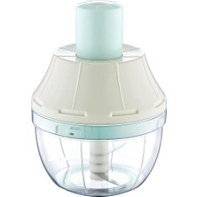 Store  3 Bıçaklı Basmalı El Rondosu: Küçülebilir Tasarım, Paslanmaz Çelik Bıçaklar, Mutfak Için Pratik Yardımcı