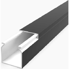 Bauhaus Mutlusan 40X40 Kablo Kanalı(Siyah) Sidem 10 metre