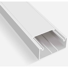 Mutlusan Kablo Kanalı 2m Beyaz 100X50 mm