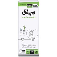 Sleepy Natural Jumbo Xl 6 Beden 32'li