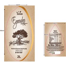 Yudum Egemden Naturel Sızma Zeytinyağı Yoğun Lezzet 2 Lt