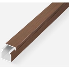 Mutlusan Kablo Kanalı 2m Ceviz 16X16 mm