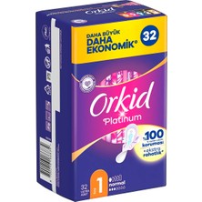 Orkid Platinum Normal Hijyenik Ped 32'li