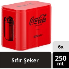 Coca-Cola Zero Sugar 6X250 ml Kutu