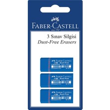 Faber Castell Dust Free Sınav Silgisi 3'lü