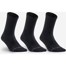 Tenis Çorabı - Yüksek Konçlu - 3'lü Paket - Siyah - Decathlon Rs 500