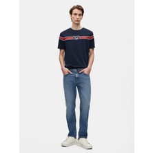 LTB Lıoren Kadın Düz Paça Orta Bel Jean Pantolon Denim Kumaş Malzemesi ile Günlük Kullanım İçin