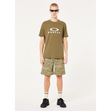 Oakley O Bark 2.0 Haki Bisiklet Yaka Normal Baskılı Erkek T-Shirt