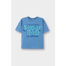 DeFacto Bisiklet Yaka Baskılı Kısa Kollu Tişört Erkek Bebek E1076A525SM