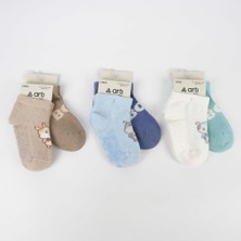 Nessiworld  Katamino Aristo 2' Li Abs Erkek Bebek Patik Çorap K20406 Asorti