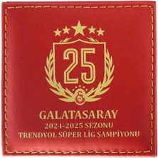 Galatasaray 25. Şampiyonluk Deri Hatıra Para Kutusu
