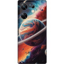 Infinix Zero 30 4g Uyumlu Gezegenler Arasında Renkler  Desenli Silikon Kılıf