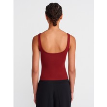 21057 Askılı Atlet-Açık Bordo