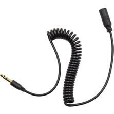 Alfais 4271 Spiralli 3.5mm Dişi Erkek Stereo Uzatma Kablosu