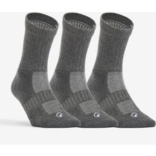 Tenis Çorabı - Yüksek Konçlu - 3'lü Paket - Gri - Decathlon Rs 500