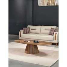 Gazzini Furniture Oslo Ceviz Oval Orta Sehpa