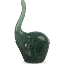 Mikasa Moor Yeşil Fil Cam Dekoratif Obje 16X26CM