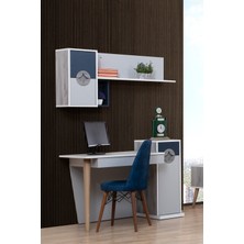 Alpino Mavi Bilgisayar Masası