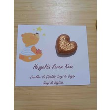 Tohum Kart Hediyelik Ayıcık Kalpli 50 adet Hediyelik Tohum, Doğum Günü Hediyelik,mevlut Hediyesi,hac Umre Hediyelik, Söz Nişan Kına Nikah Hediyelik Tohum