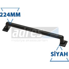 Adresline Canik Kulp 4'lü 224mm Siyah