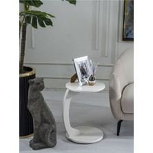 Gazzini Furniture Lunora Ahşap C Yan Sehpa