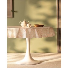 Madame Coco Ancre Pvc Masa Örtüsü - Mavi - 140 cm