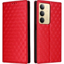 Manyi Market Realme C75 4g 3D Desen Manyetik Kapatma Pu Deri Cüzdan Kılıf (Yurt Dışından)